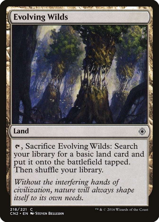 Image for Evolving Wilds (218) [Conspiracy: Take the Crown] - Magic: The Gathering