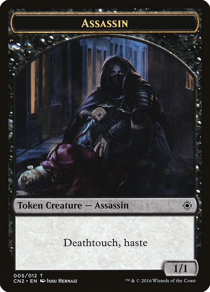 Image for Assassin Token (5) [Conspiracy: Take the Crown] - Magic: The Gathering