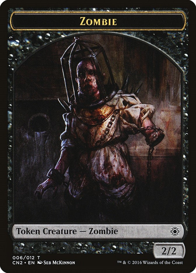 Image for Zombie Token (6) [Conspiracy: Take the Crown] - Magic: The Gathering