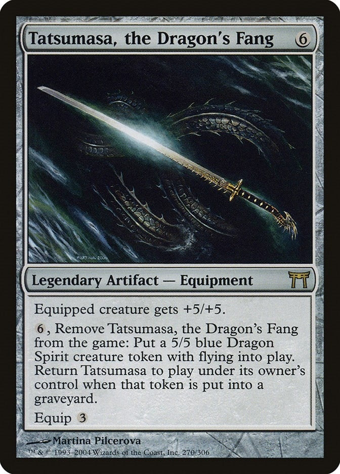 Image for Tatsumasa, the Dragon's Fang (270) [Champions of Kamigawa] - Magic: The Gathering