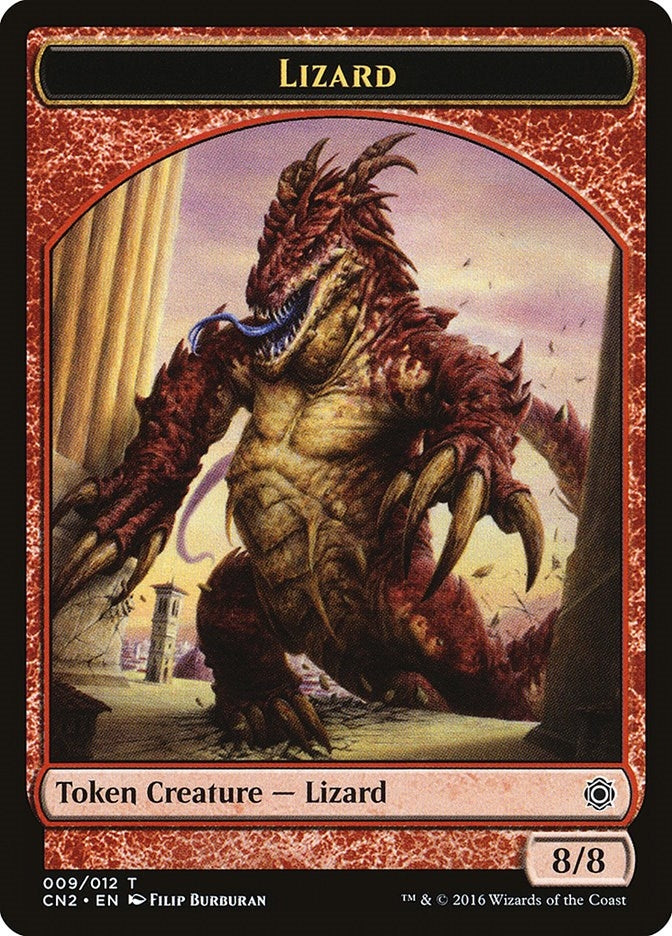 Image for Lizard Token (9) [Conspiracy: Take the Crown] - Magic: The Gathering