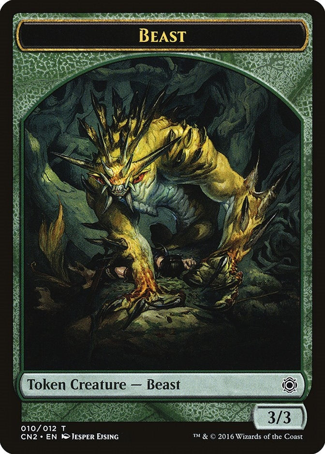 Image for Beast Token (10) [Conspiracy: Take the Crown] - Magic: The Gathering