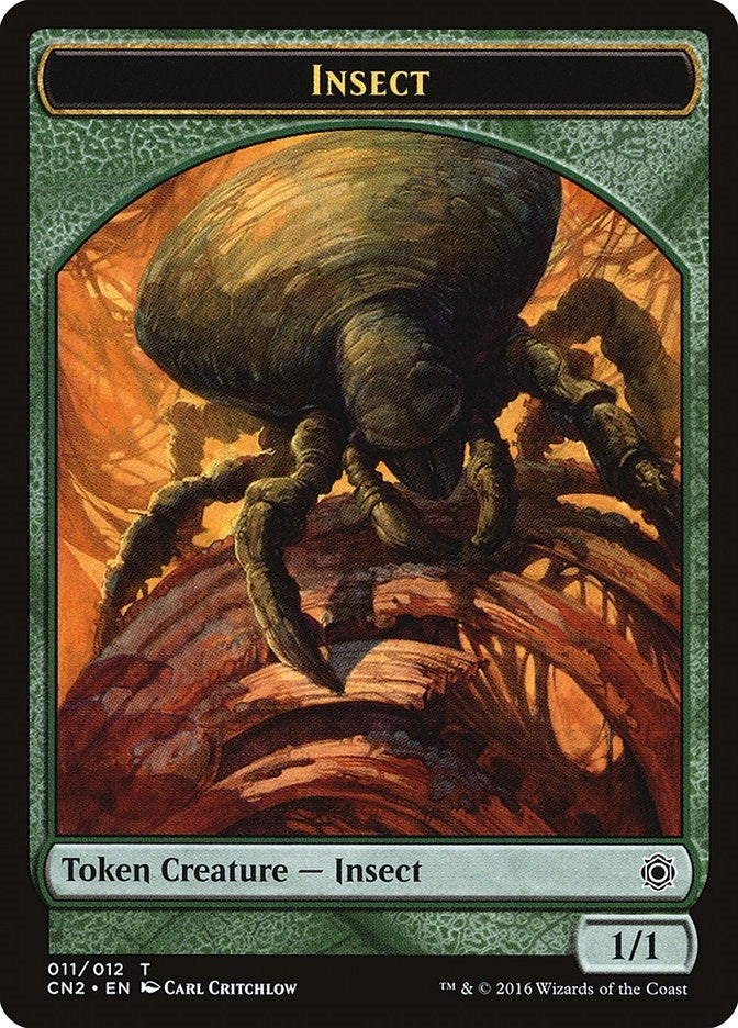 Image for Insect Token (11) [Conspiracy: Take the Crown] - Magic: The Gathering