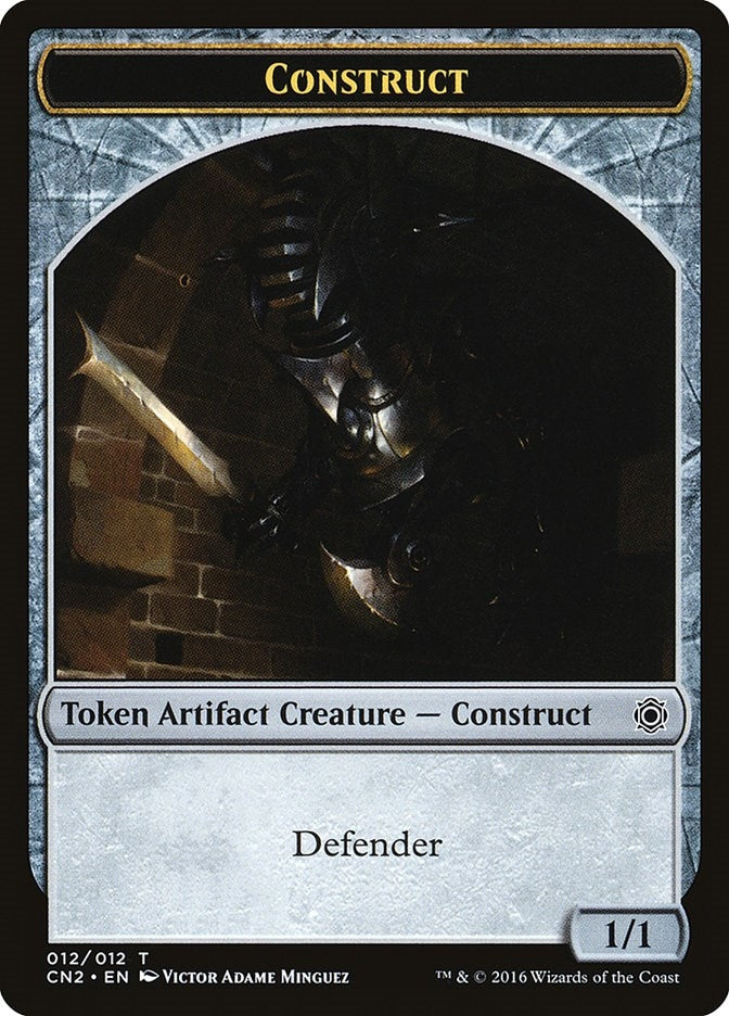 Image for Construct Token (12) [Conspiracy: Take the Crown] - Magic: The Gathering