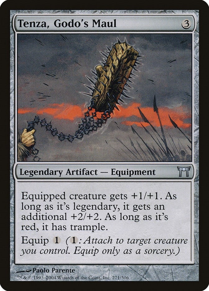 Image for Tenza, Godo's Maul (271) [Champions of Kamigawa] - Magic: The Gathering