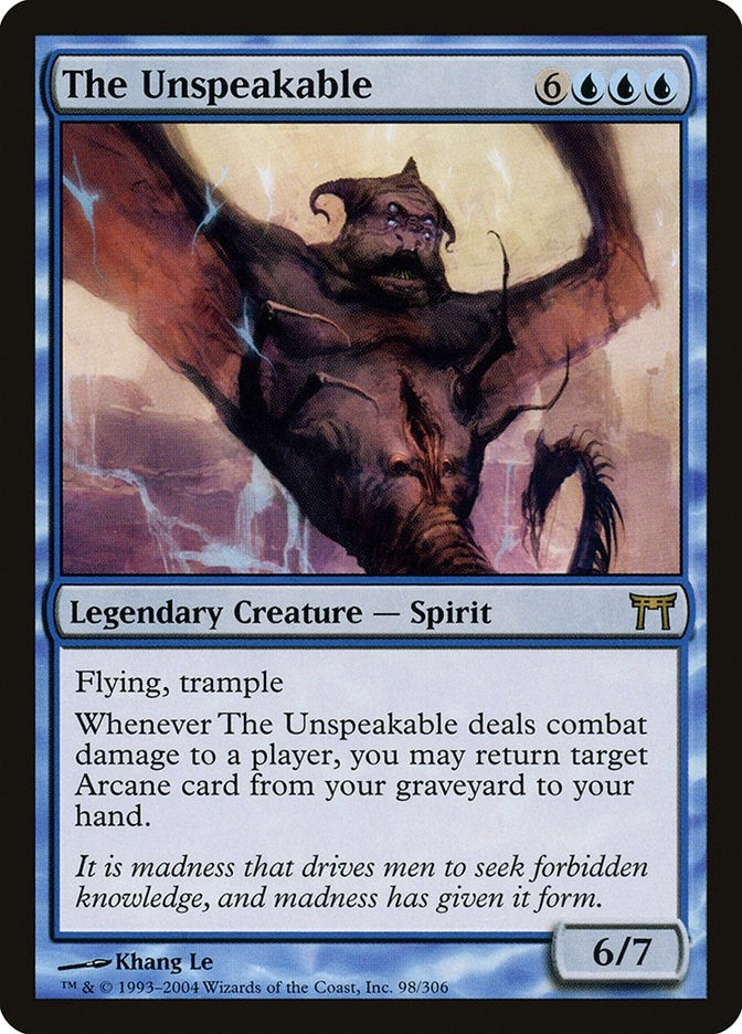 Image for The Unspeakable (98) [Champions of Kamigawa] - Magic: The Gathering
