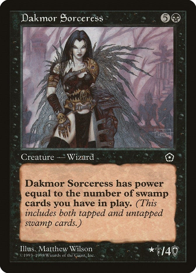 Image for Dakmor Sorceress [Portal Second Age] - Magic: The Gathering