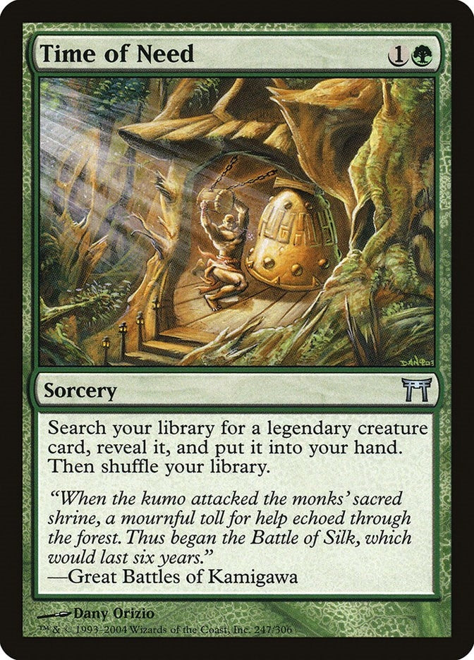 Image for Time of Need (247) [Champions of Kamigawa] - Magic: The Gathering