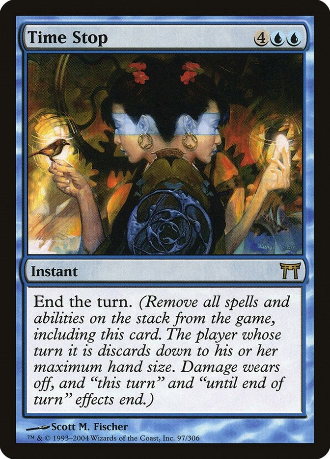 Image for Time Stop (97) [Champions of Kamigawa] - Magic: The Gathering