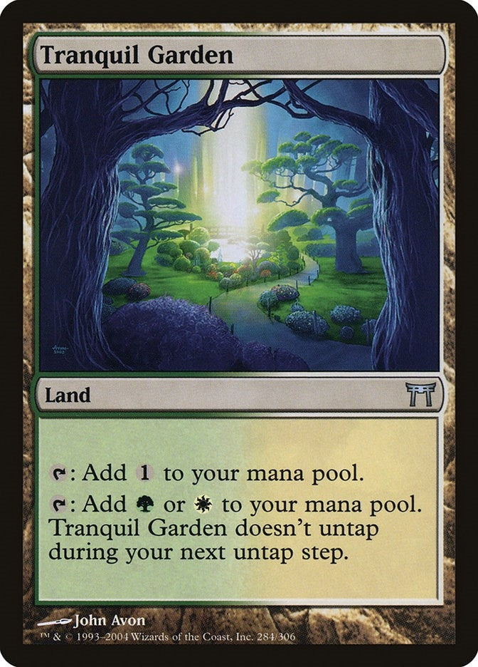 Image for Tranquil Garden (284) [Champions of Kamigawa] - Magic: The Gathering