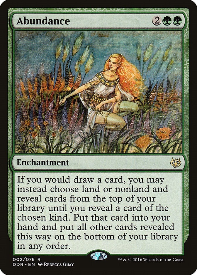 Image for Abundance (2) [Nissa vs. Ob Nixilis] - Magic: The Gathering