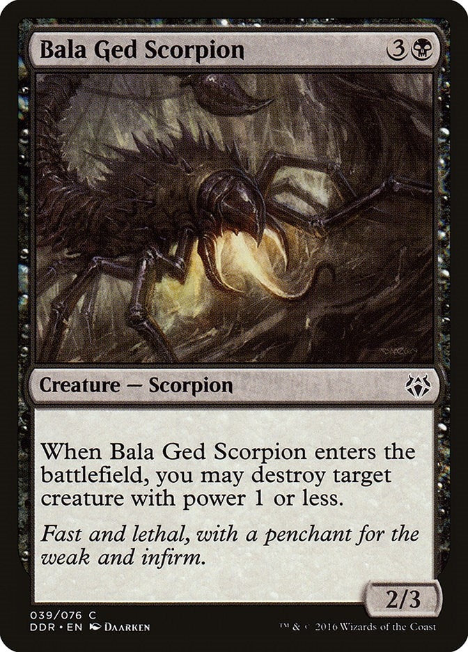 Image for Bala Ged Scorpion (39) [Nissa vs. Ob Nixilis] - Magic: The Gathering