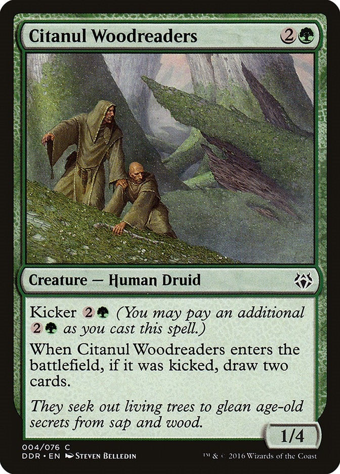 Image for Citanul Woodreaders (4) [Nissa vs. Ob Nixilis] - Magic: The Gathering