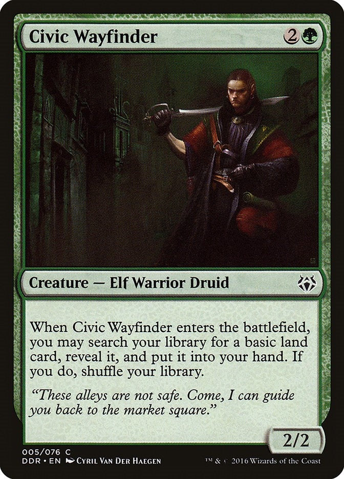 Image for Civic Wayfinder (5) [Nissa vs. Ob Nixilis] - Magic: The Gathering