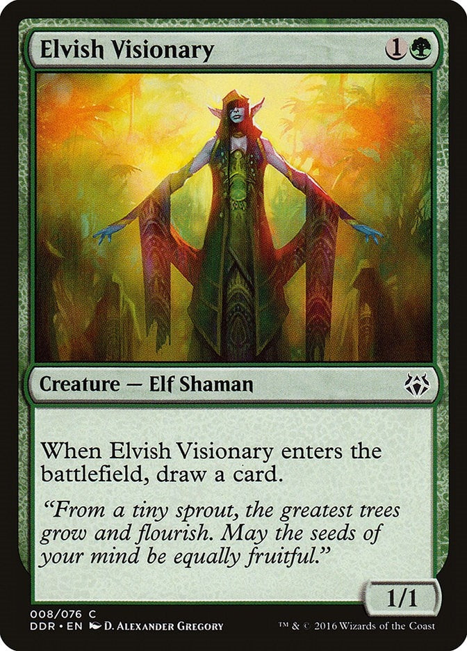Image for Elvish Visionary (8) [Nissa vs. Ob Nixilis] - Magic: The Gathering