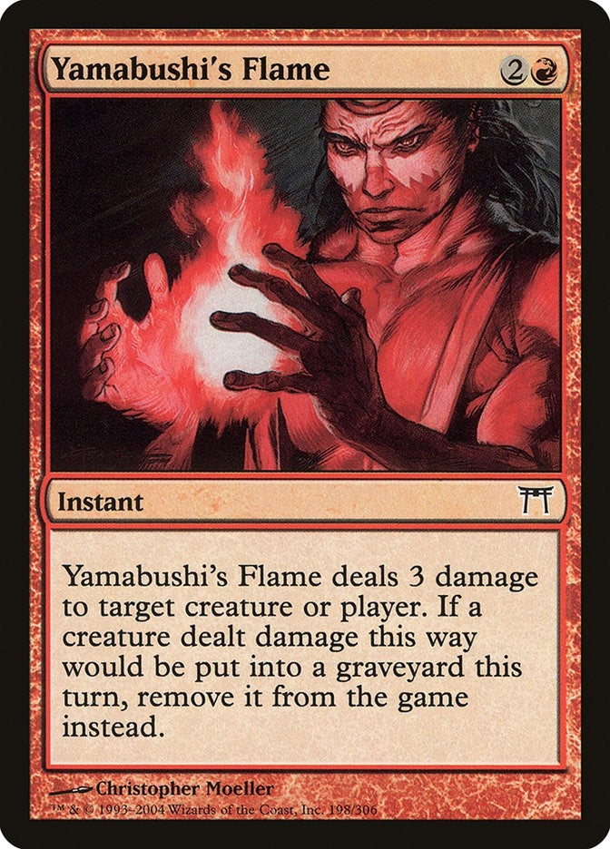Image for Yamabushi's Flame (198) [Champions of Kamigawa] - Magic: The Gathering