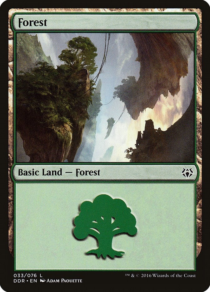 Image for Forest (033) (33) [Nissa vs. Ob Nixilis] - Magic: The Gathering