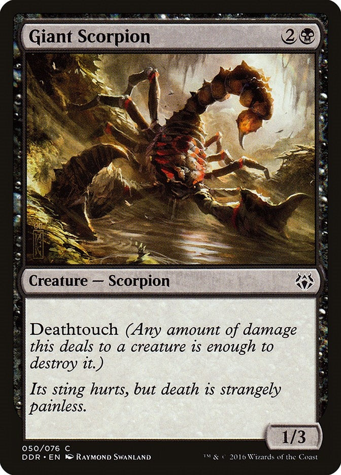 Image for Giant Scorpion (50) [Nissa vs. Ob Nixilis] - Magic: The Gathering
