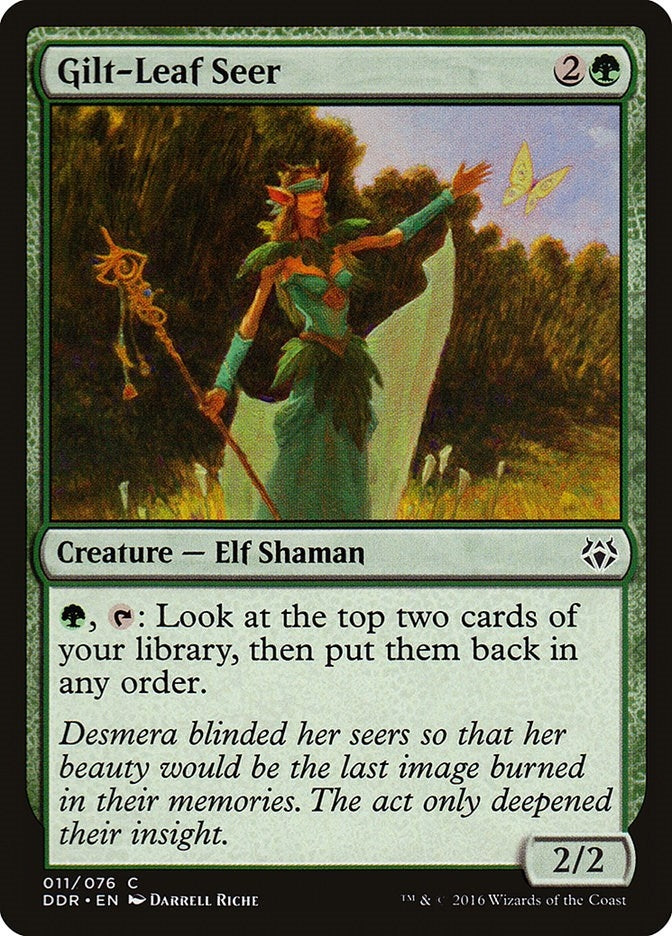 Image for Gilt-Leaf Seer (11) [Nissa vs. Ob Nixilis] - Magic: The Gathering