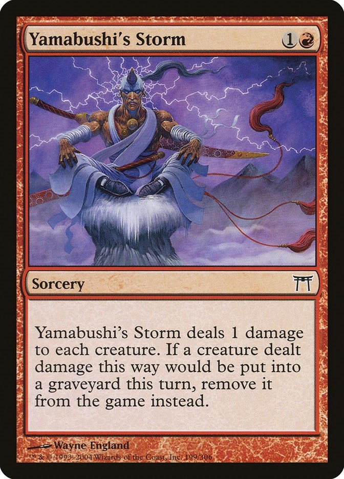 Image for Yamabushi's Storm (199) [Champions of Kamigawa] - Magic: The Gathering