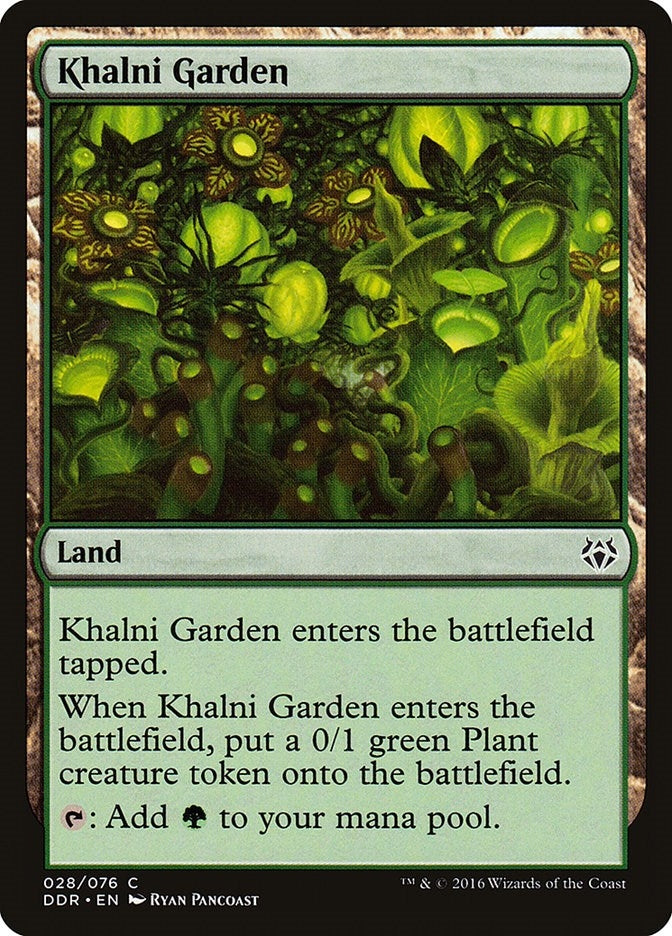 Image for Khalni Garden (28) [Nissa vs. Ob Nixilis] - Magic: The Gathering