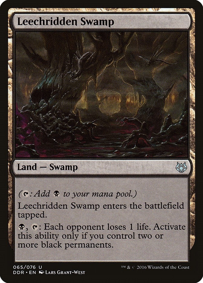 Image for Leechridden Swamp (65) [Nissa vs. Ob Nixilis] - Magic: The Gathering