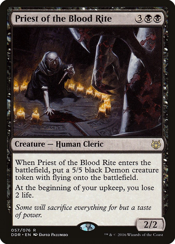 Image for Priest of the Blood Rite (57) [Nissa vs. Ob Nixilis] - Magic: The Gathering