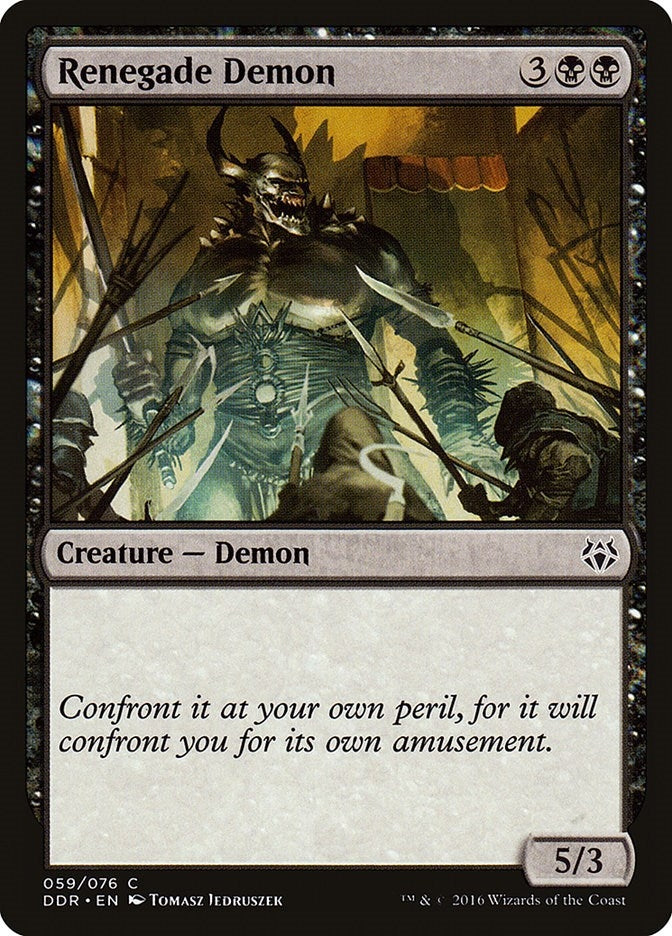 Image for Renegade Demon (59) [Nissa vs. Ob Nixilis] - Magic: The Gathering