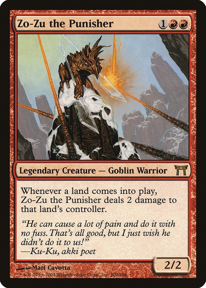 Image for Zo-Zu the Punisher (200) [Champions of Kamigawa] - Magic: The Gathering
