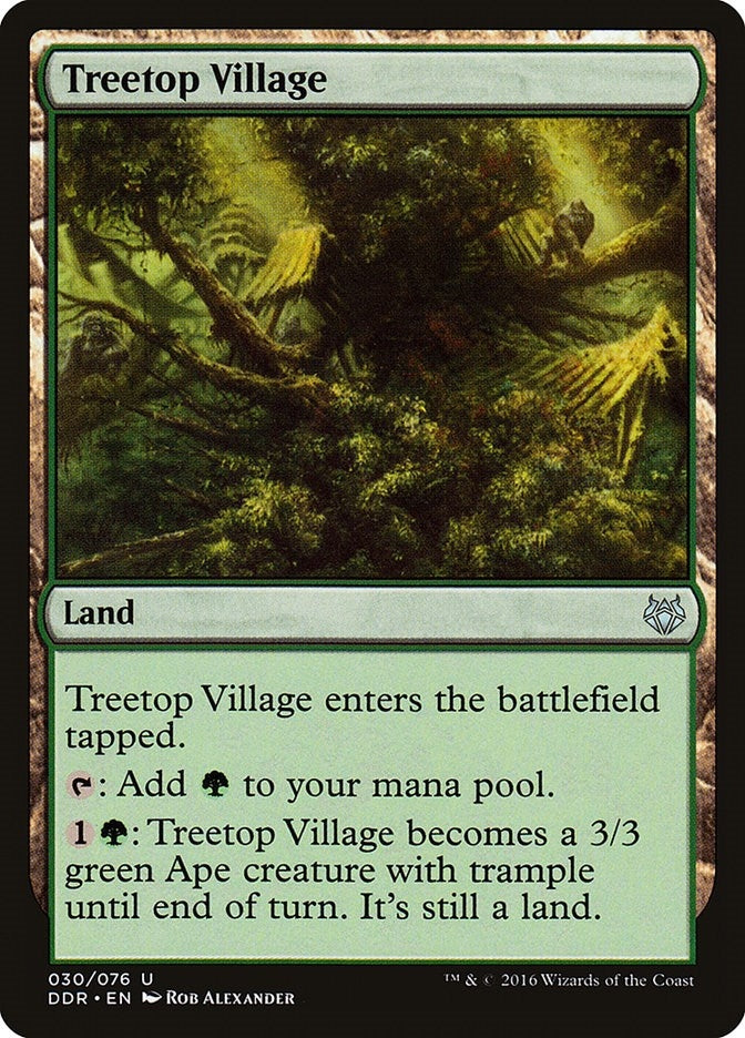 Image for Treetop Village (30) [Nissa vs. Ob Nixilis] - Magic: The Gathering