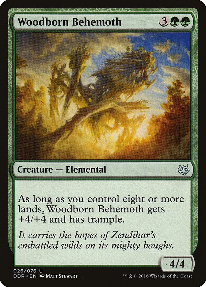 Image for Woodborn Behemoth (26) [Nissa vs. Ob Nixilis] - Magic: The Gathering