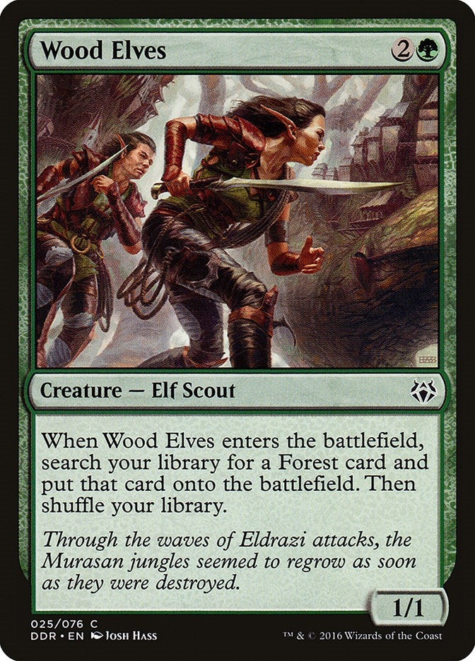Image for Wood Elves (25) [Nissa vs. Ob Nixilis] - Magic: The Gathering