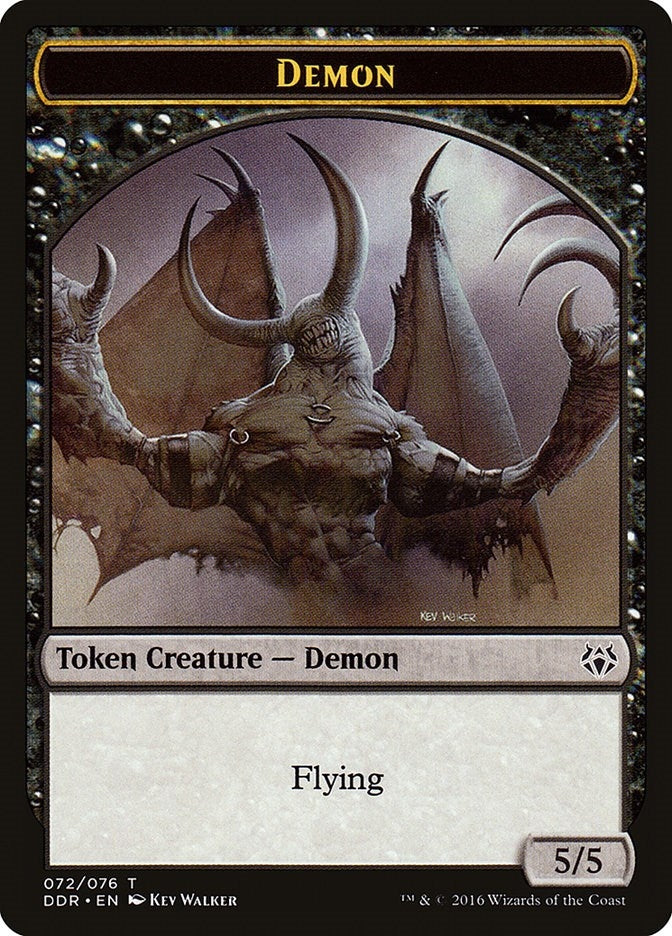 Image for Demon Token (72) [Nissa vs. Ob Nixilis] - Magic: The Gathering
