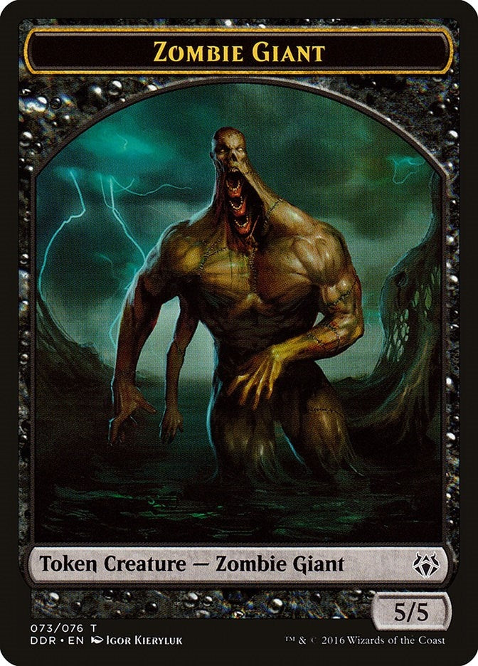 Image for Zombie Giant Token (73) [Nissa vs. Ob Nixilis] - Magic: The Gathering
