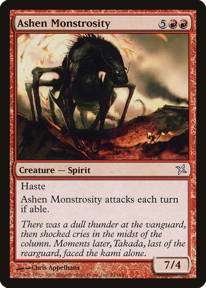 Image for Ashen Monstrosity (93) [Betrayers of Kamigawa] - Magic: The Gathering