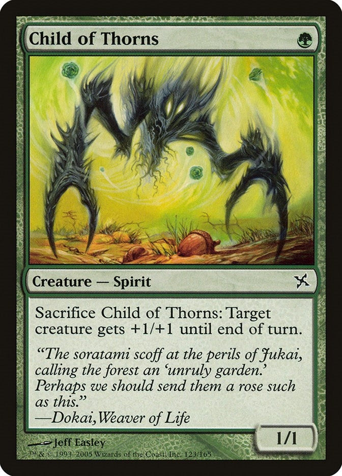 Image for Child of Thorns (123) [Betrayers of Kamigawa] - Magic: The Gathering