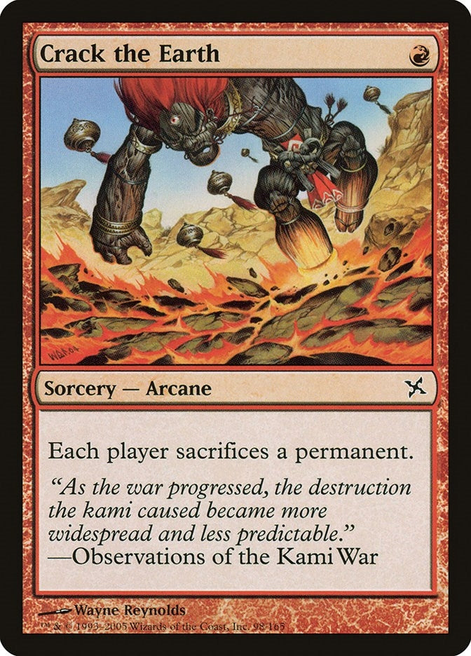 Image for Crack the Earth (98) [Betrayers of Kamigawa] - Magic: The Gathering