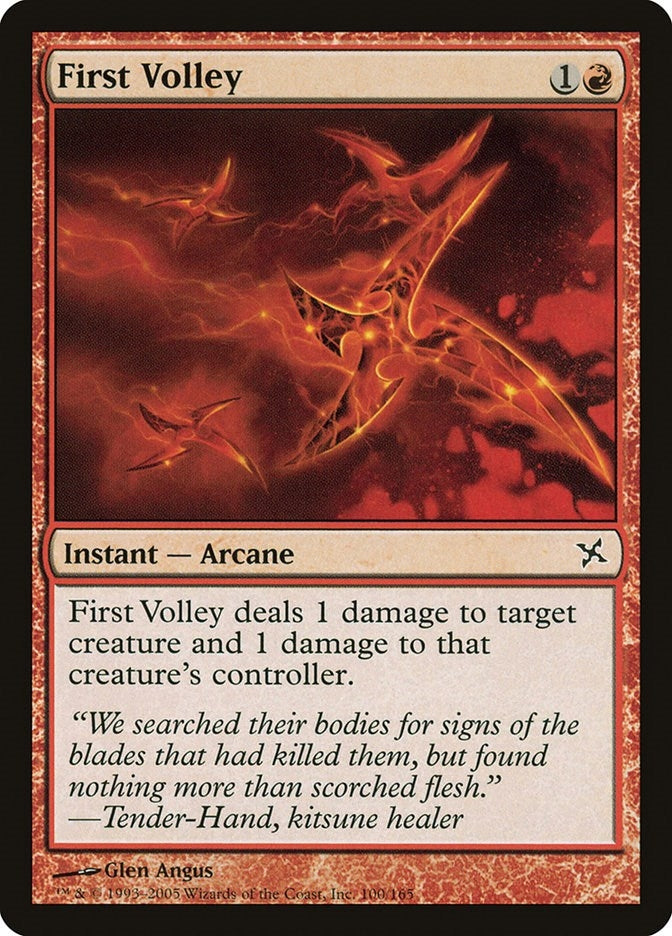 Image for First Volley (100) [Betrayers of Kamigawa] - Magic: The Gathering