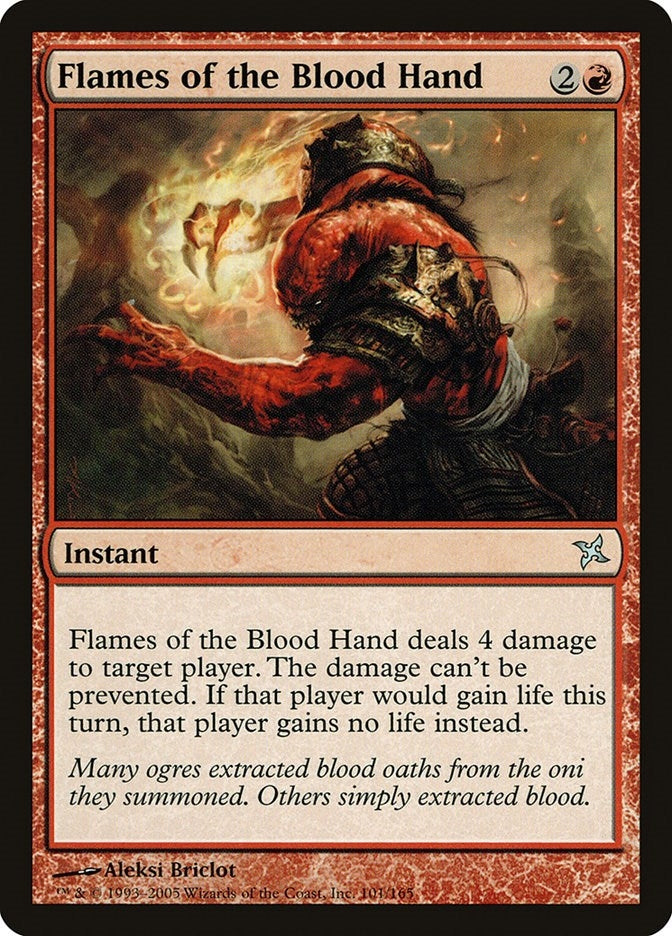 Image for Flames of the Blood Hand (101) [Betrayers of Kamigawa] - Magic: The Gathering