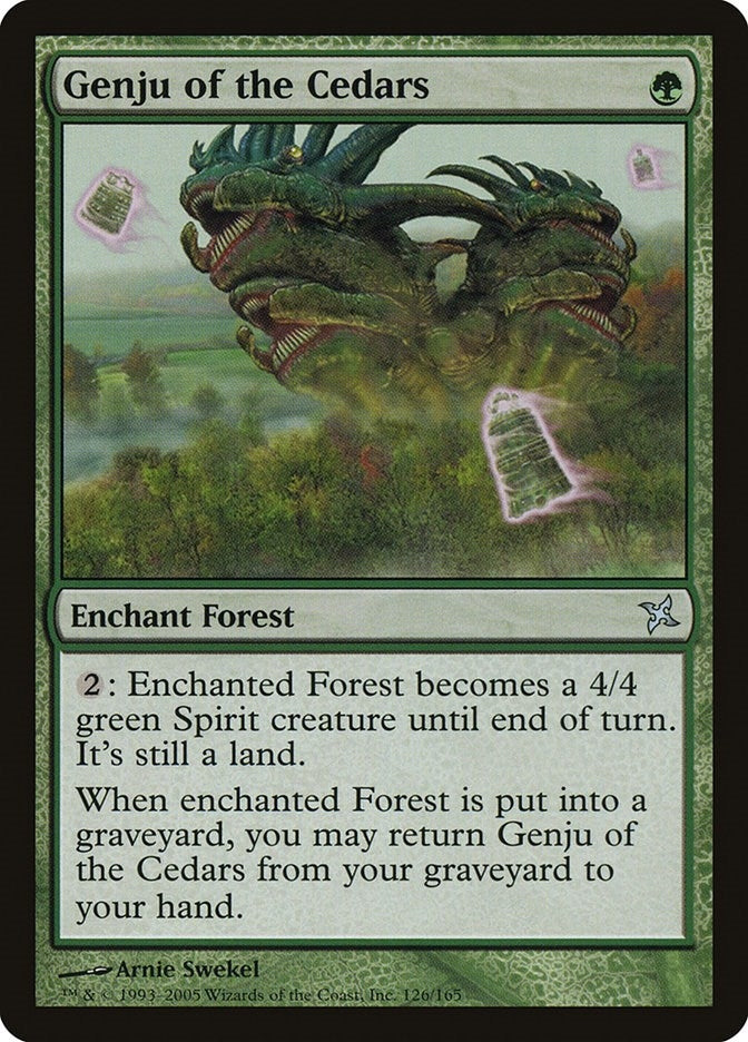 Image for Genju of the Cedars (126) [Betrayers of Kamigawa] - Magic: The Gathering