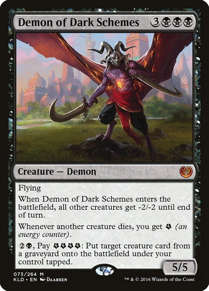 Image for Demon of Dark Schemes (73) [Kaladesh] - Magic: The Gathering