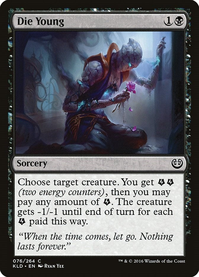 Image for Die Young (76) [Kaladesh] - Magic: The Gathering
