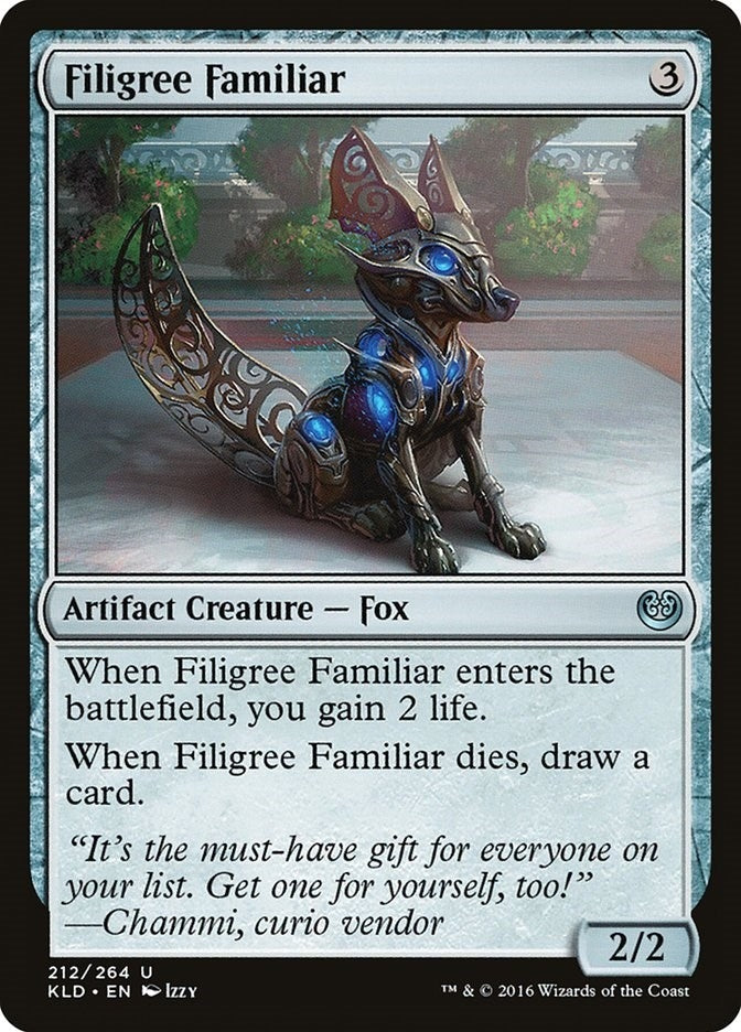 Image for Filigree Familiar (212) [Kaladesh] - Magic: The Gathering