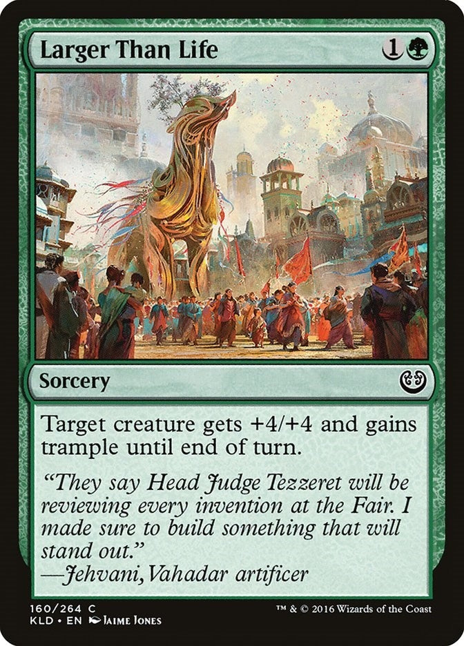 Image for Larger Than Life (160) [Kaladesh] - Magic: The Gathering