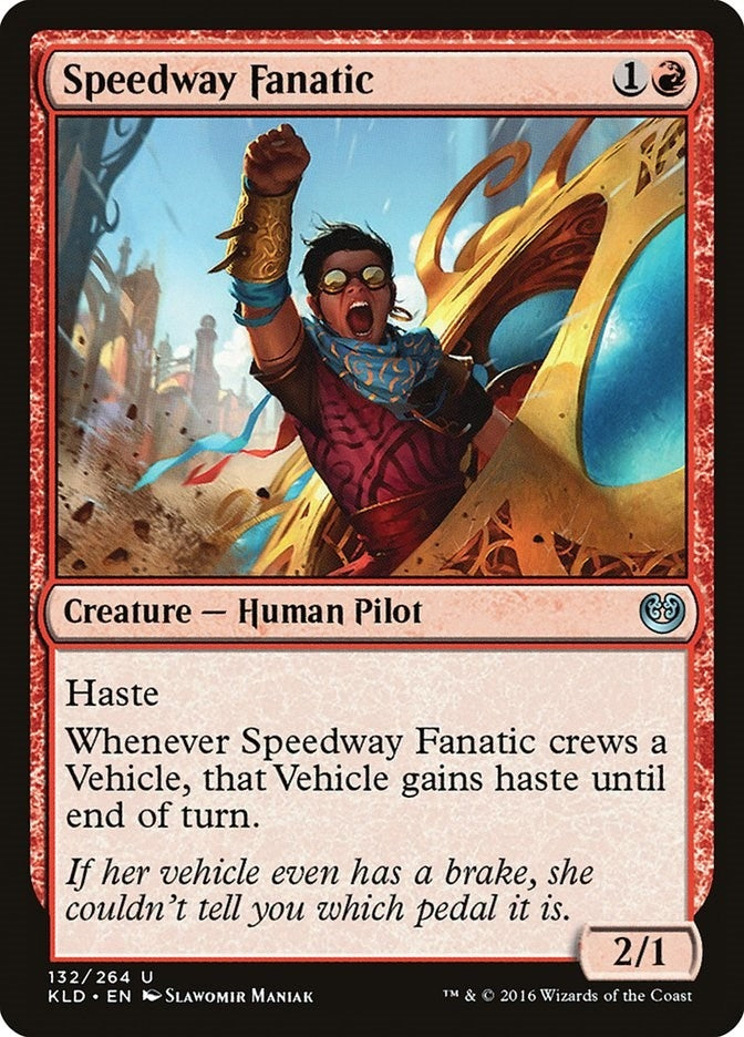Image for Speedway Fanatic (132) [Kaladesh] - Magic: The Gathering