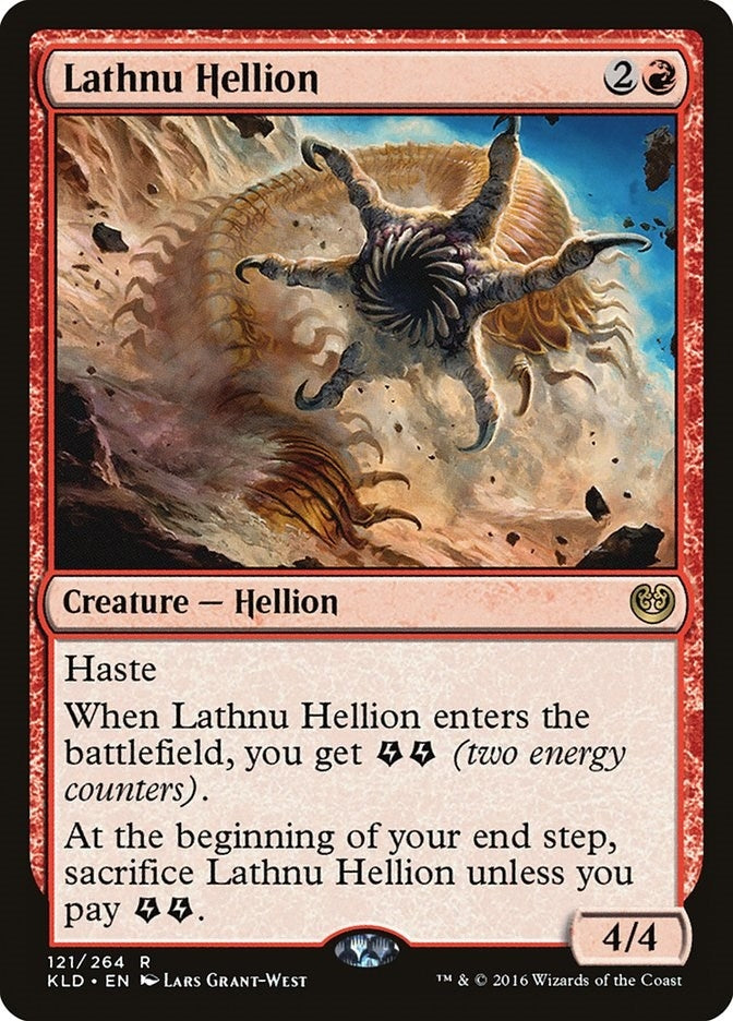 Image for Lathnu Hellion (121) [Kaladesh] - Magic: The Gathering