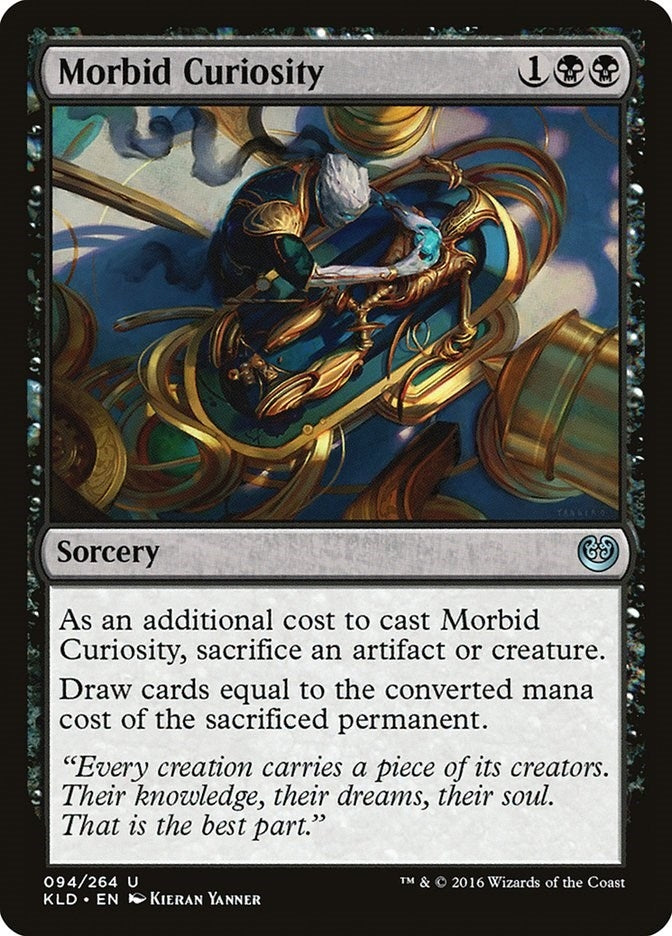 Image for Morbid Curiosity (94) [Kaladesh] - Magic: The Gathering