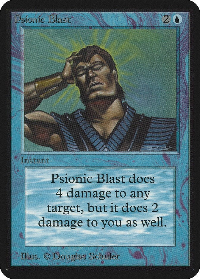 Image for Psionic Blast [Alpha Edition] - Magic: The Gathering