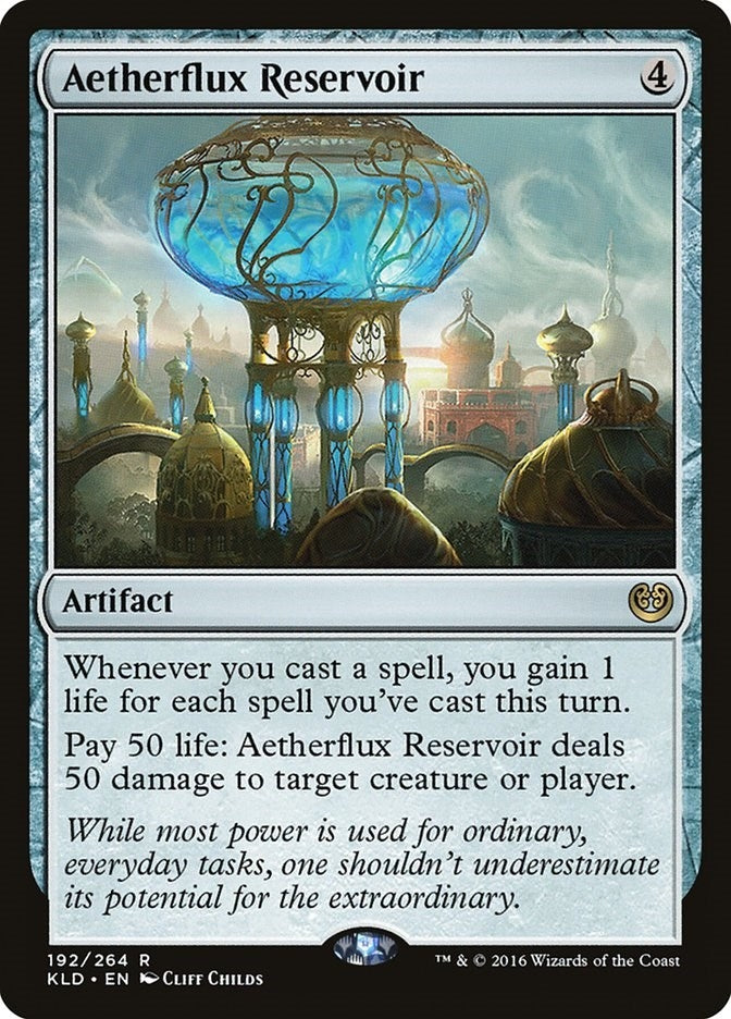 Image for Aetherflux Reservoir (192) [Kaladesh] - Magic: The Gathering