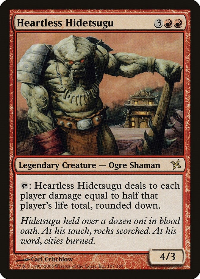 Image for Heartless Hidetsugu (107) [Betrayers of Kamigawa] - Magic: The Gathering